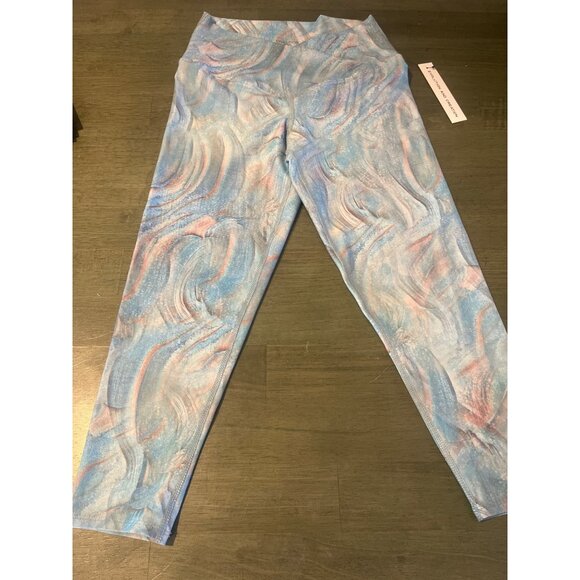 Evolution And Creation Womens Pastel Swirl Leggings N/A Size Polyester/Spandex B - Picture 1 of 6